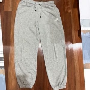 Grey nike sweatpants size medium